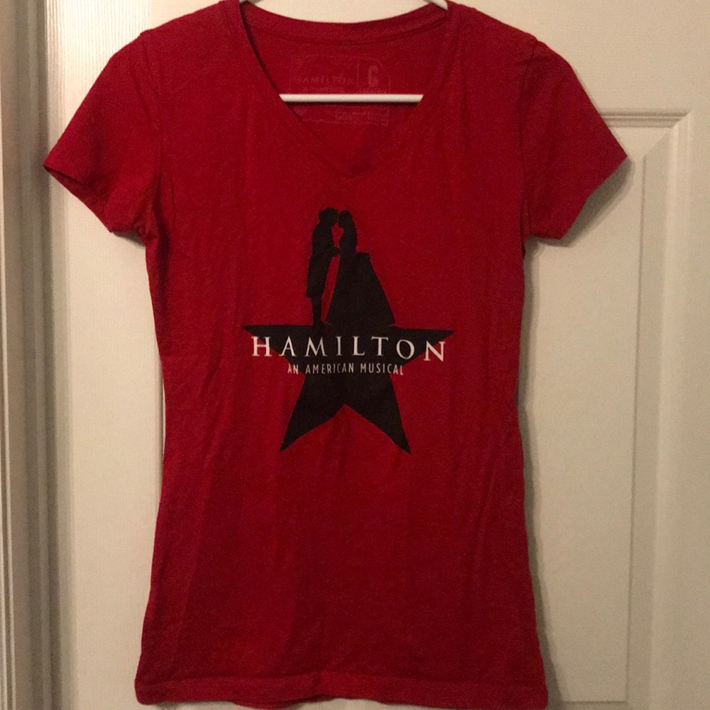 Red HAMILTON t-shirt